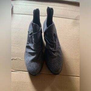 Very G Grey Booties 8.5